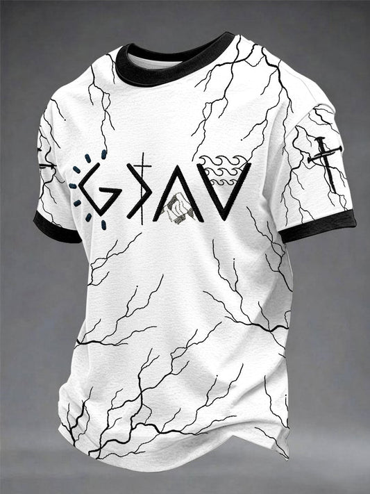 Men's “God Is Greater Than The Highs & Lows” Print Casual Unisex T-shirt