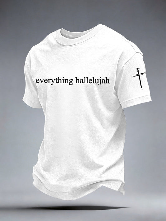 Men's Everything Hallelujah Print T-Shirt