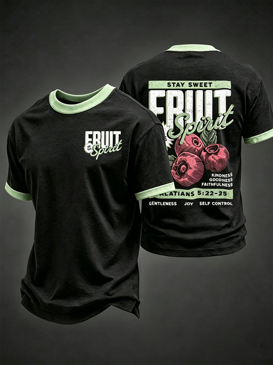 Men's Fruit Spirit Short Sleeves T-shirt