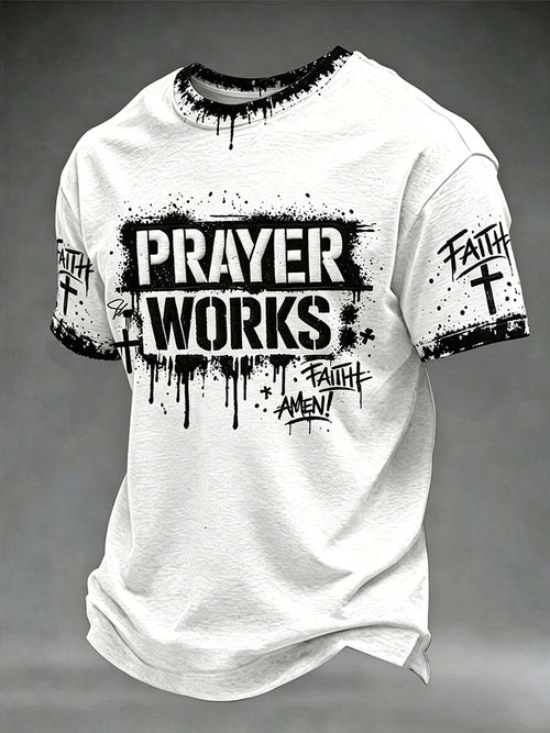Men's Christian Faith Cross Short Sleeve T-shirt