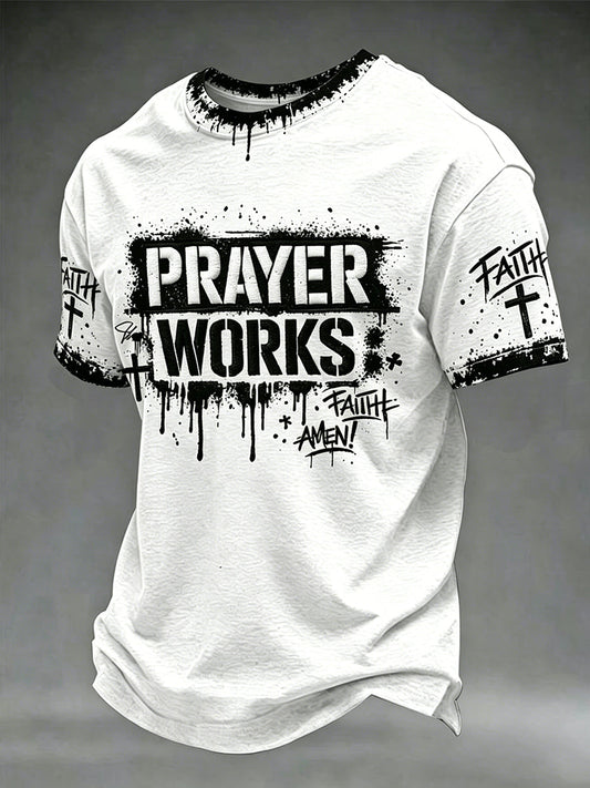 Men's Christian Faith Cross Short Sleeve T-shirt