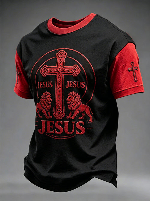 Men's JESUS Printed T-shirt