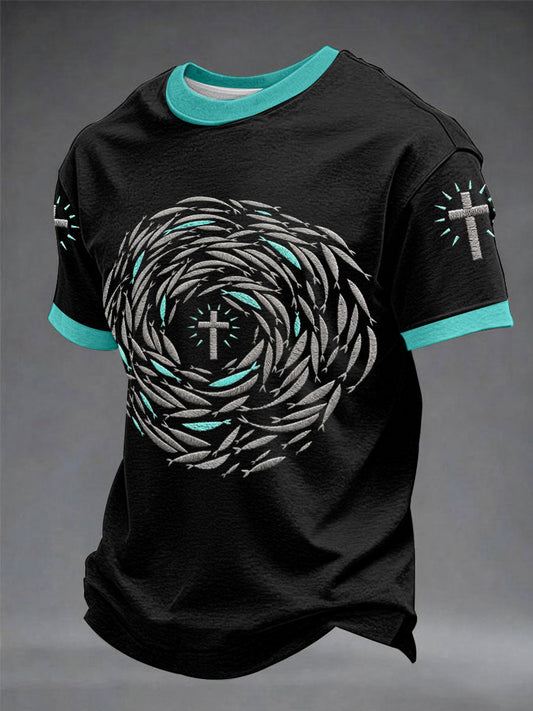 Men's Christian Faith Casual Printed T-shirt