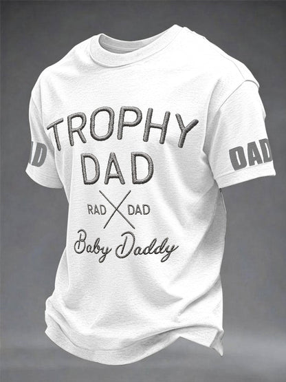 Men's “Trophy Dad” Father's Day Fun Casual T-shirt