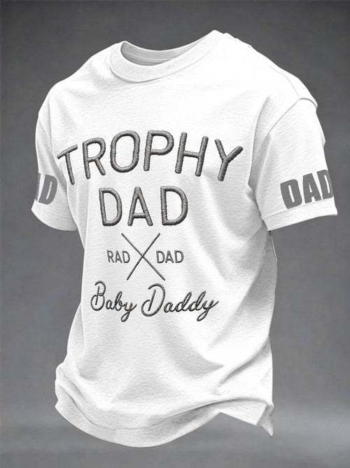 Men's “Trophy Dad” Father's Day Fun Casual T-shirt