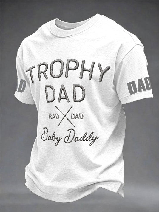 Men's “Trophy Dad” Father's Day Fun Casual T-shirt