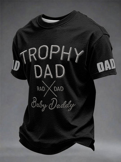 Men's “Trophy Dad” Father's Day Fun Casual T-shirt