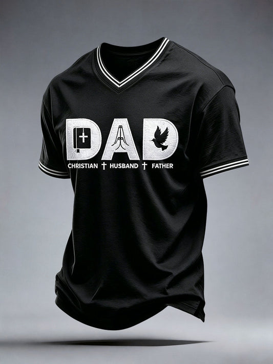Men's Dad Christian Husband Father T-Shirt