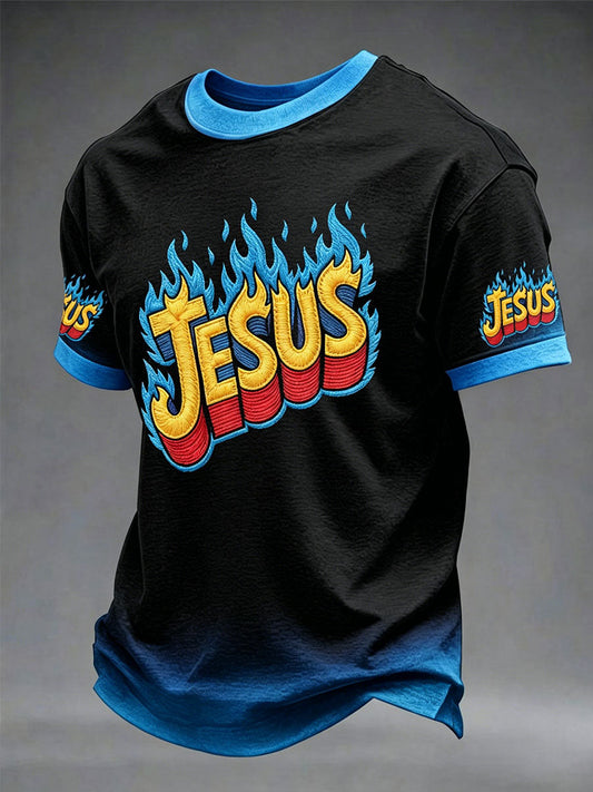 Men's Jesus Faith Casual Unisex T-Shirt