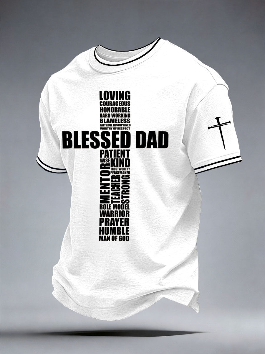 Men's Blessed Dad T-Shirt