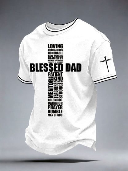 Men's Blessed Dad T-Shirt