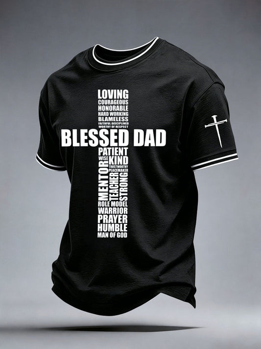 Men's Blessed Dad T-Shirt