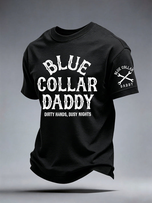Men's Blue Collar Daddy T-Shirt