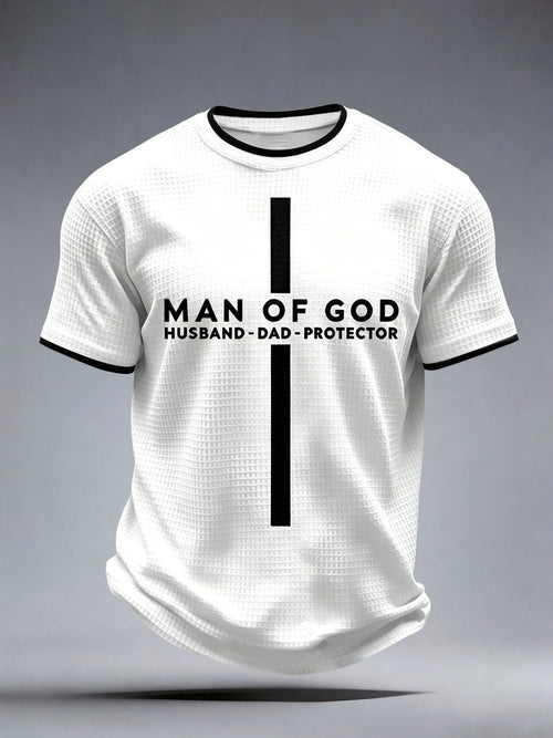 Men's Man of God Waffle T-Shirt