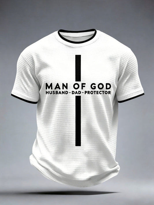 Men's Man of God Waffle T-Shirt