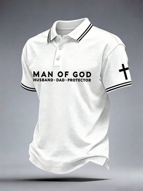 Men's Man of God Polo Shirt