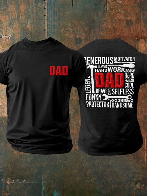Men's Father's Day Fun Casual T-shirt
