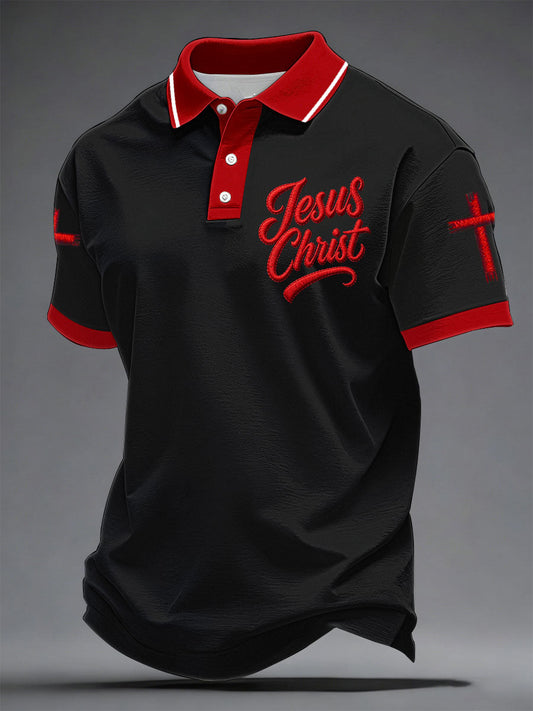 Men's Jesus Christ Casual Unisex polo shirt