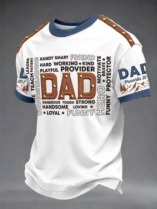 Men's Father's Day Fun Casual Unisex T-shirt
