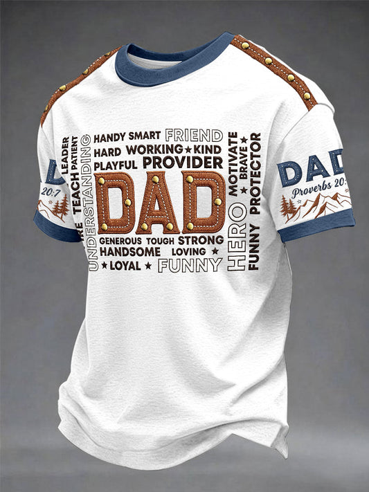 Men's Father's Day Fun Casual Unisex T-shirt