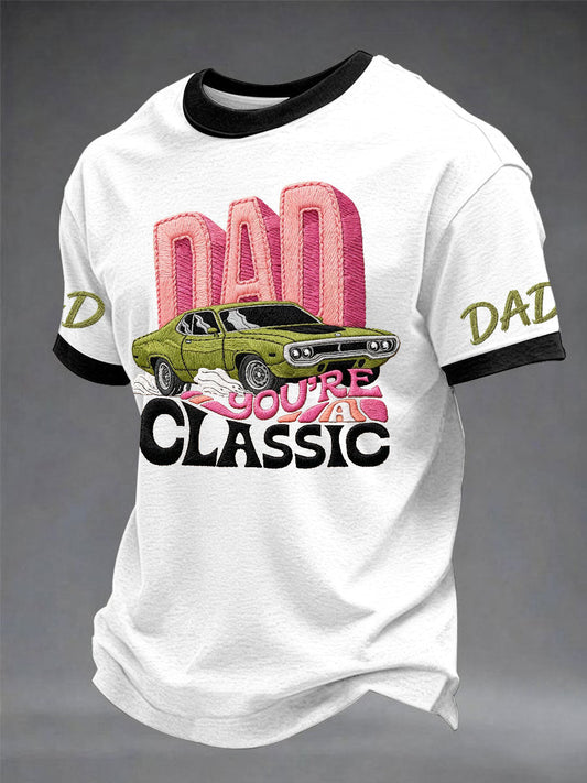 Men's“You Are A Classic Dad ”Father's Day Fun Casual Printed T-shirt