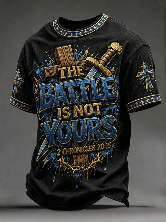 Men's 'The battle is not yours 2 Chronicles 20:15' T-shirts