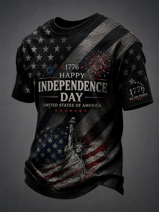 Men's independence Day short sleeves t-shirt