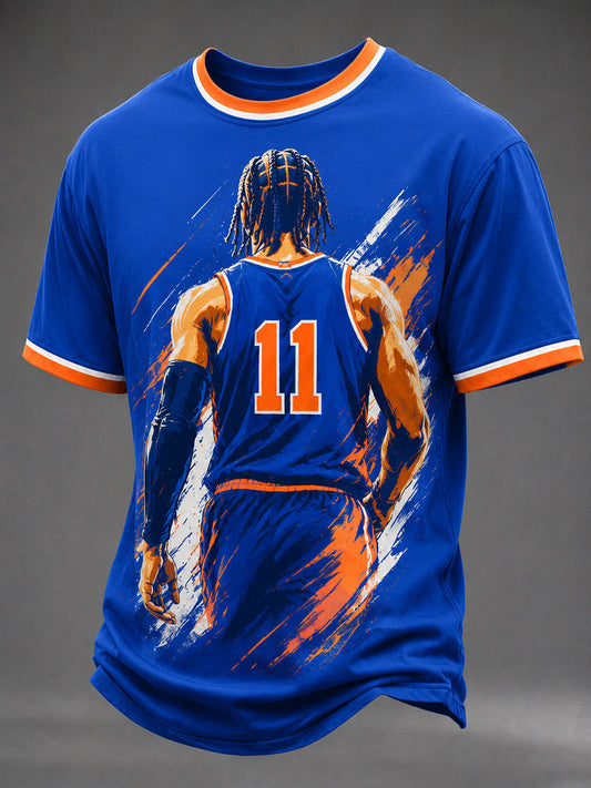 Men's MVP Basketball Player Inspired Casual T-shirt