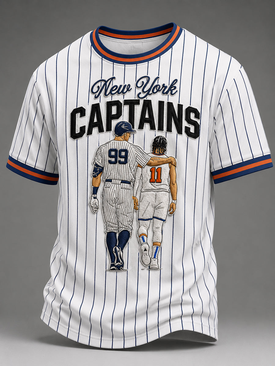 Men's New York Captains Print Casual T-shirt