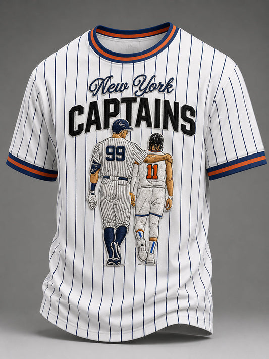 Men's New York Captains Print Casual T-shirt