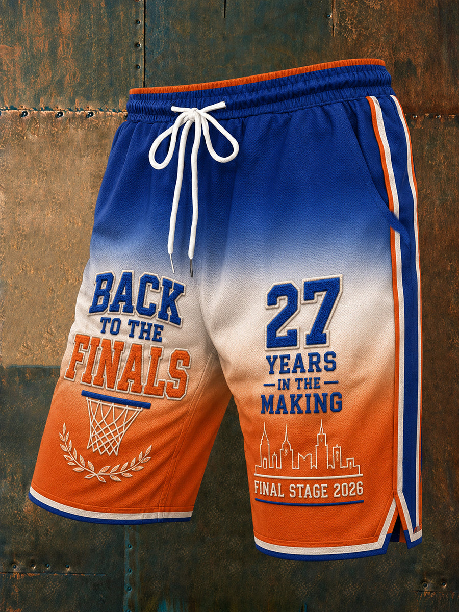 Men's BackTo The Finals Shorts Drawstring