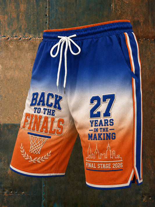 Men's BackTo The Finals Shorts Drawstring