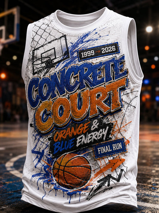 Men's Classic Basketball Fan Graphic Tank Top