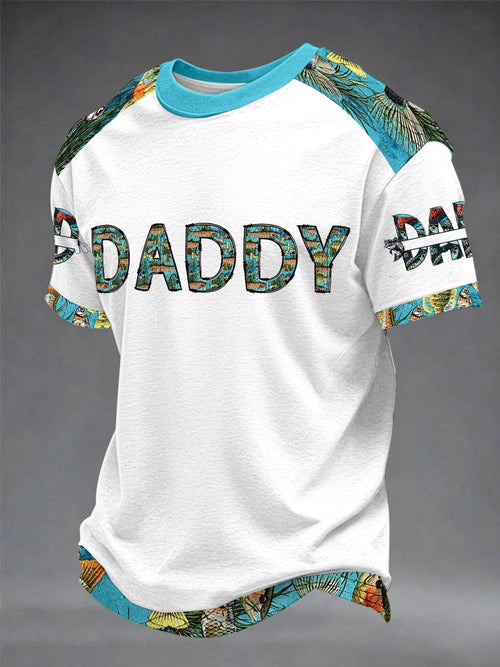 Men's Father's Day Casual Printed T-Shirt