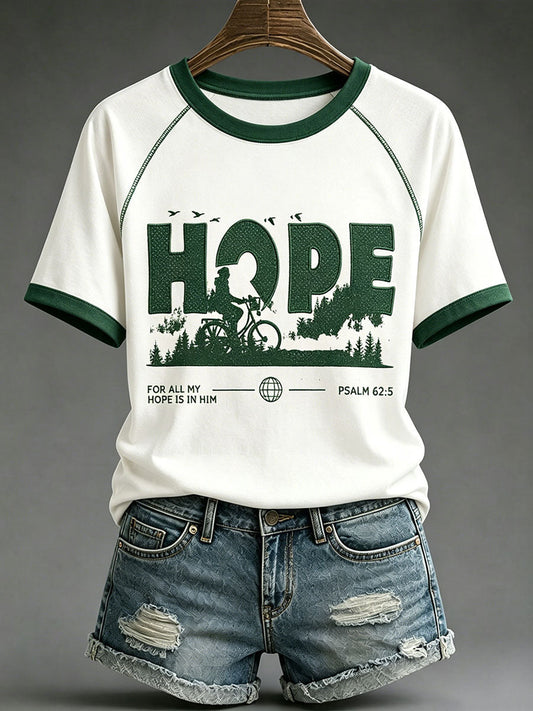 Women's Hope Printed Casual T-Shirt