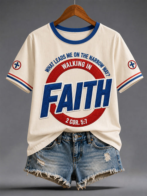 Women's  Funny Christian Jesus Print Casual Tee