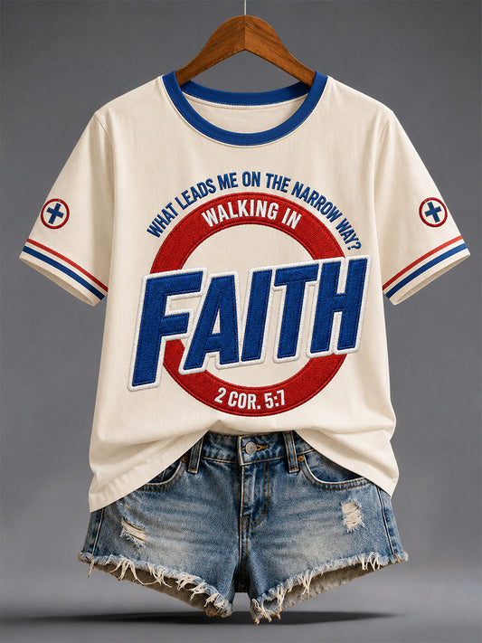 Women's  Funny Christian Jesus Print Casual Tee