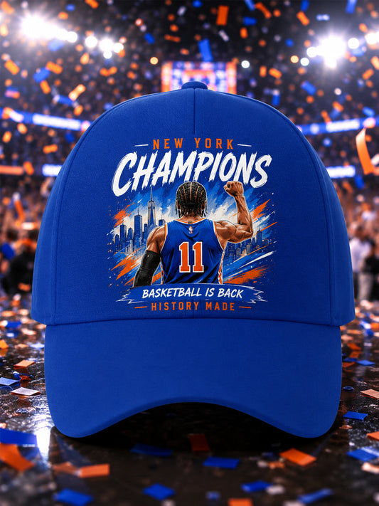 Unisex Champions 2026 Gift For Basketball Fans Print Hat