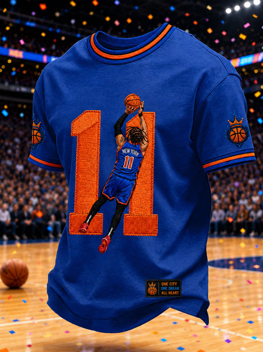 Men's Classic Basketball Fan Graphic Short Sleeve T-shirt