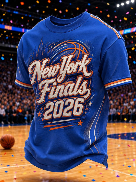 Men's New York Finals 2026 Printed T-shirt