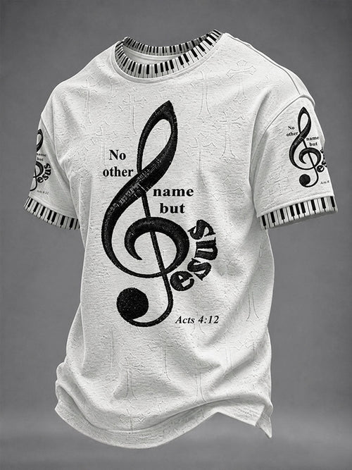 Men's “No Other Name But Jesus”Faith Casual Unisex T-shirt