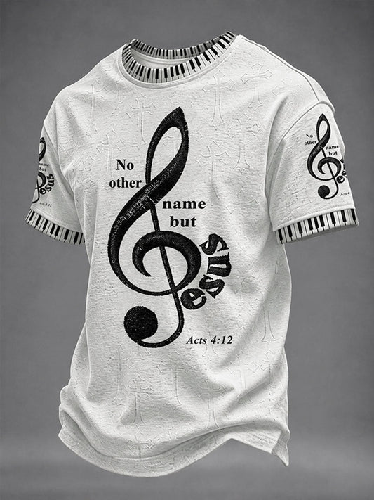 Men's “No Other Name But Jesus”Faith Casual Unisex T-shirt