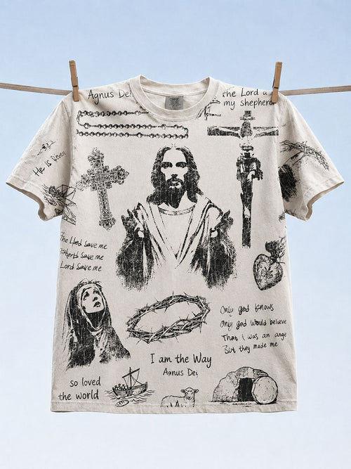 Men's Jesus Short Sleeves T-shirt