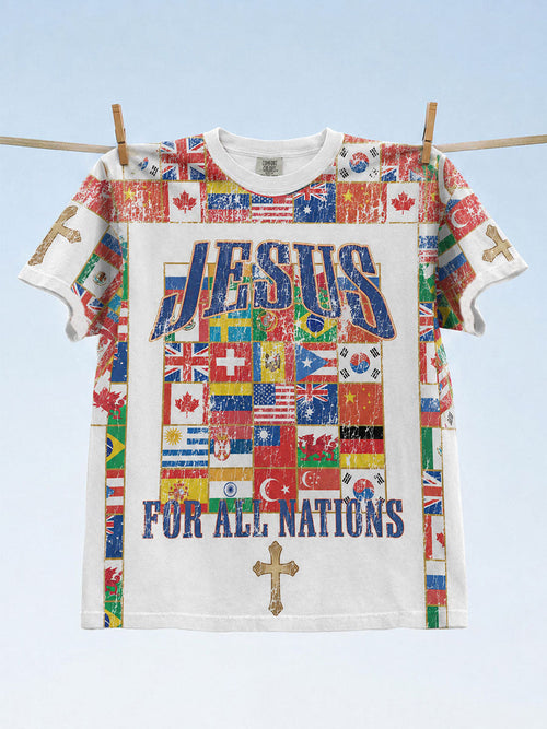 Men's Jesus For All Nation Short Sleeves T-shirt