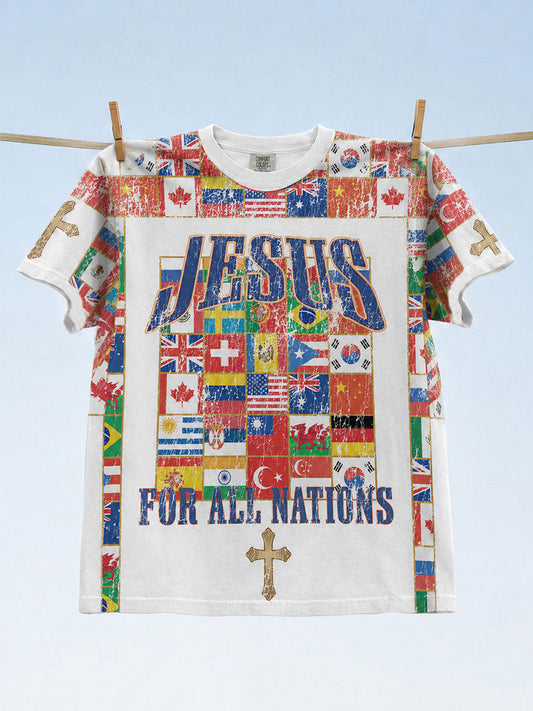 Men's Jesus For All Nation Short Sleeves T-shirt