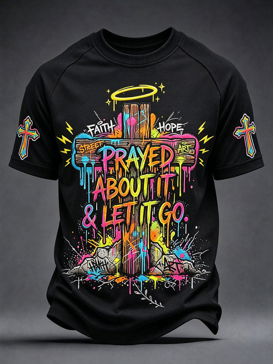 Men's 'Prayed About It & Let It Go' T-Shirts
