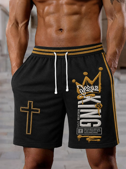 Men's "Jesus is King" Shorts