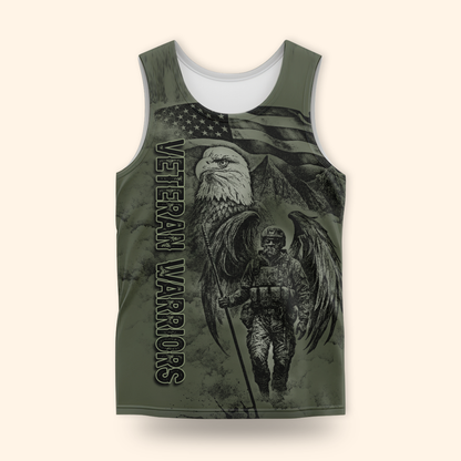 U.S. Veteran Hoodie – Veteran Warriors Military Eagle Zip Up