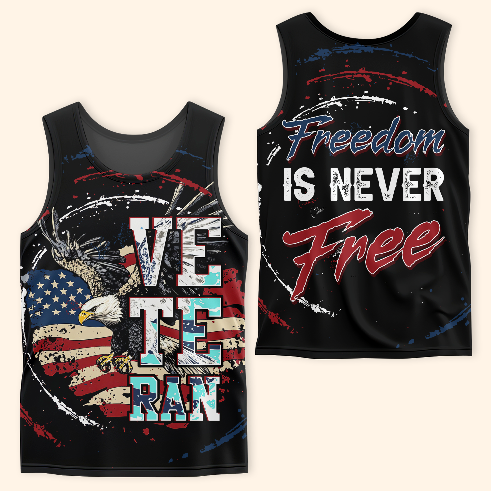 US Veteran Eagle Hoodie – Freedom Is Never Free – American Flag Patriotic Zip Up, easychoo.com