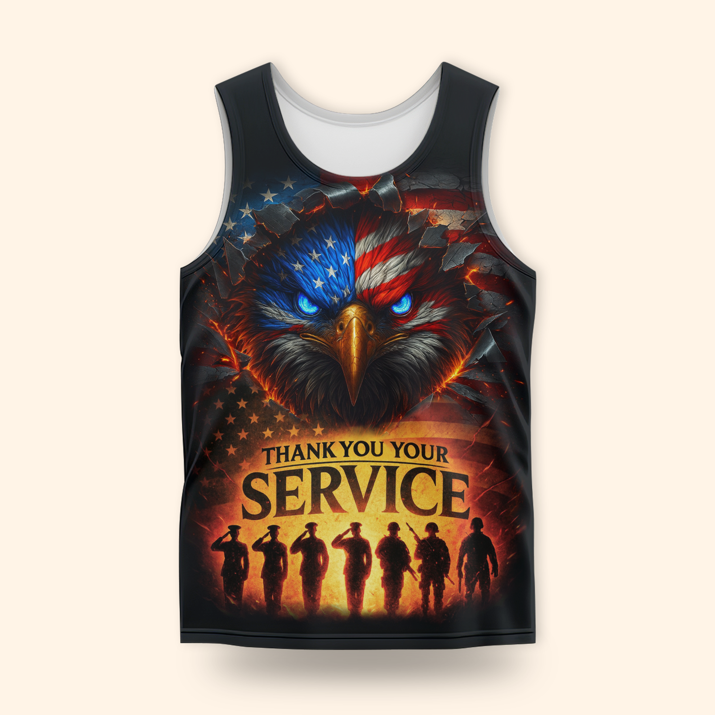 American Eagle Hoodie – Thank You For Your Service Veteran Gift